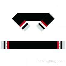 Écharpe de l&#39;équipe de football de drapeau de la Syrie Écharpe de fans de football Écharpe 15*150cm
